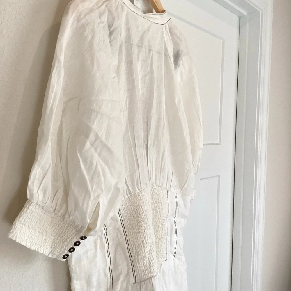 ❌Sold-Anthropologie V-Neck Corset Dress - Picture 12 of 15